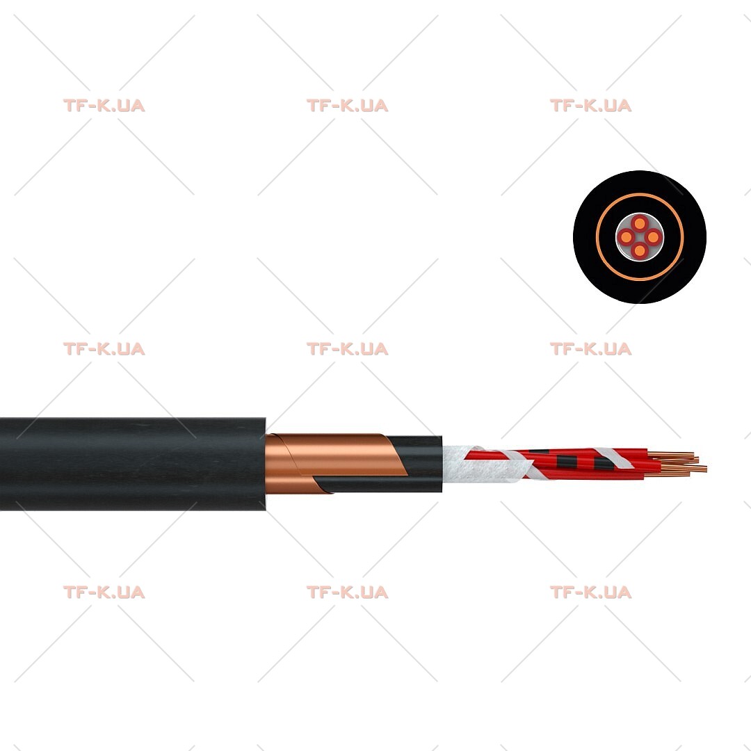 Кабель A-2Y(K)Y 10X2X0.8 St III Bd BK