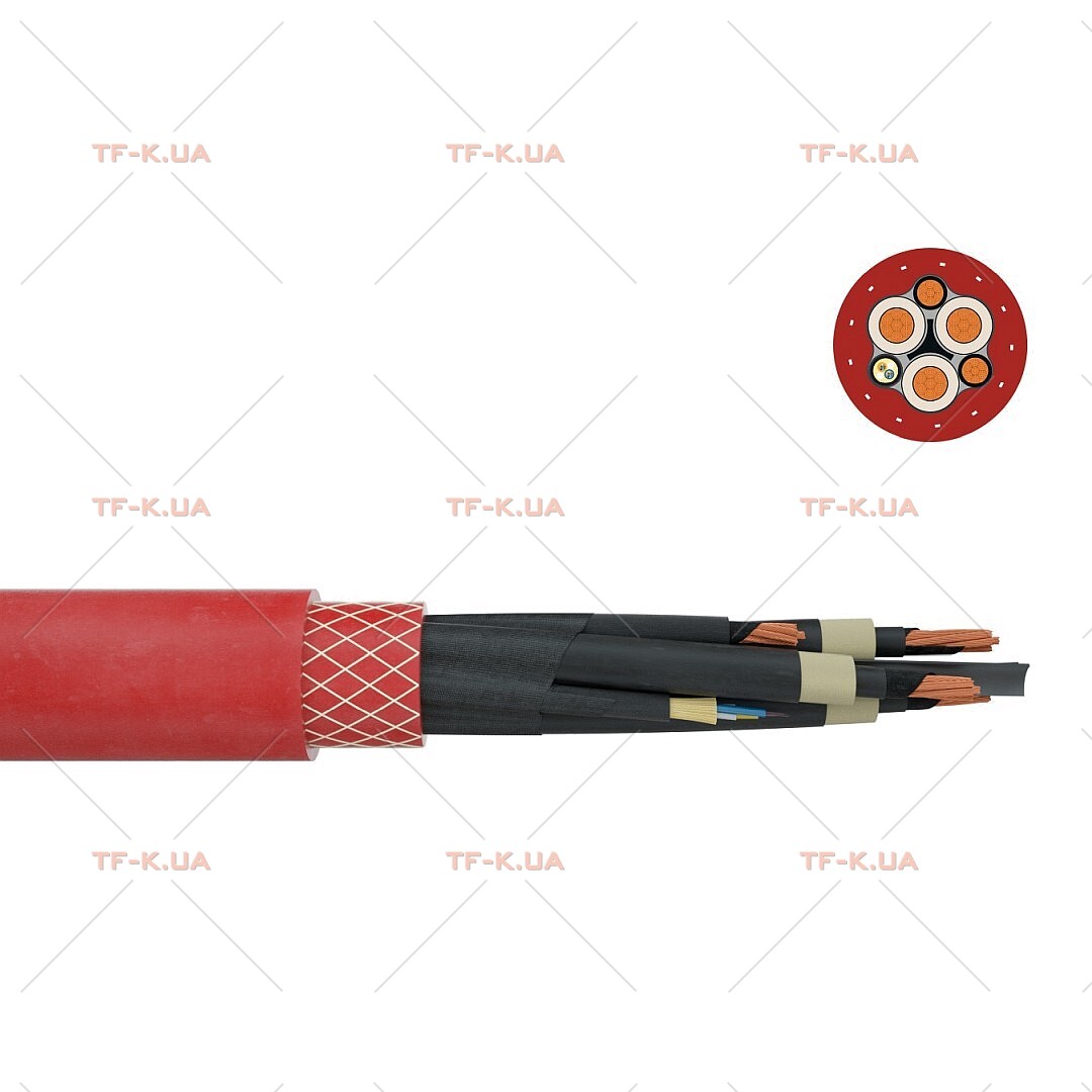 Кабель (N)TSKCGEWOEU-SR PLUS HS FO 3x35 + 2x25/2 + 12E9/125 + 12G62.5/125 6/10 kV RD