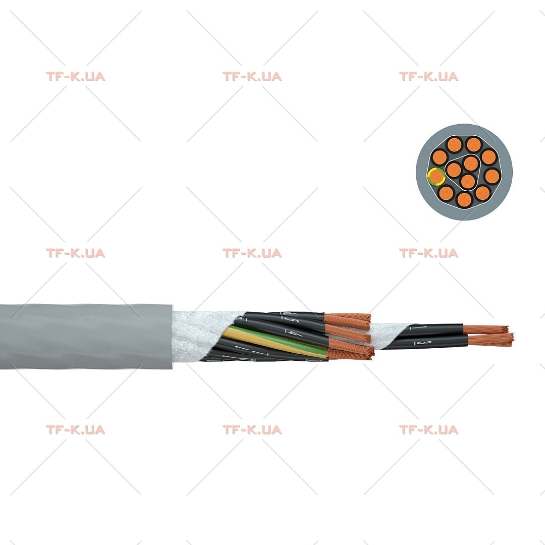 Кабель FABER EFK 300 P 12G0.5 GY