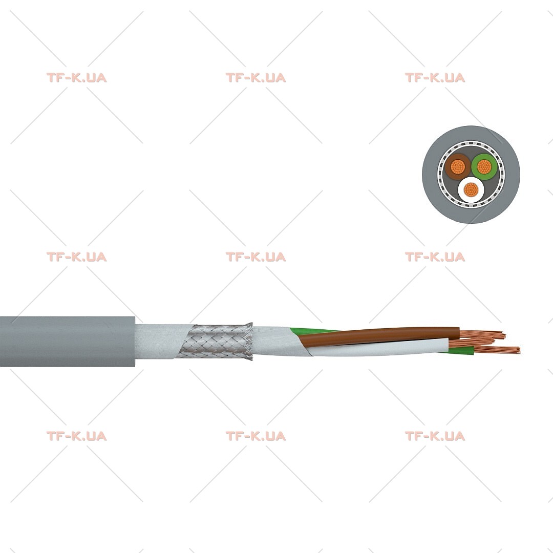 Кабель FABER EFK Li9YC11Y 3X0.25 cUL GY