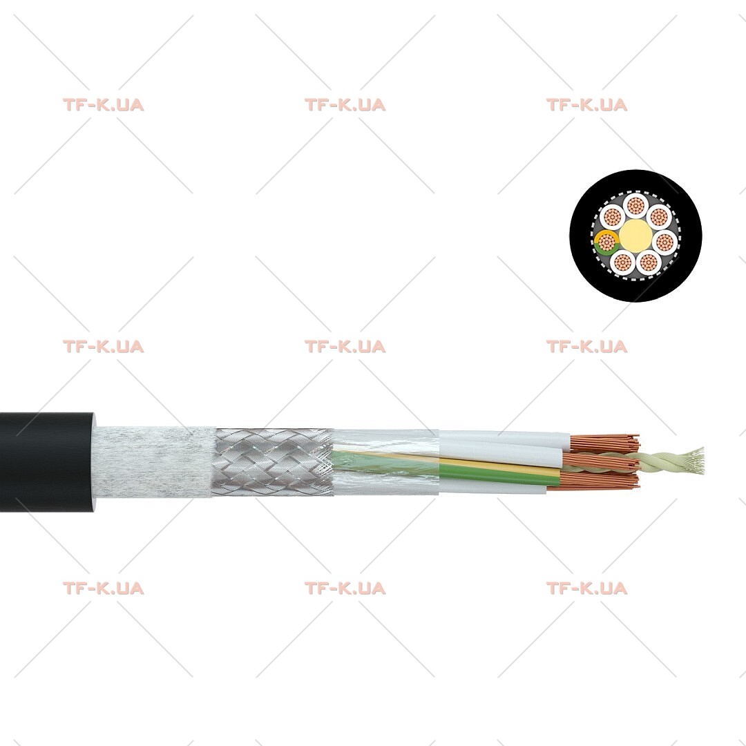 Кабель Festoonflex C-PUR-HF 18G2.5 0.6/1 kV BK