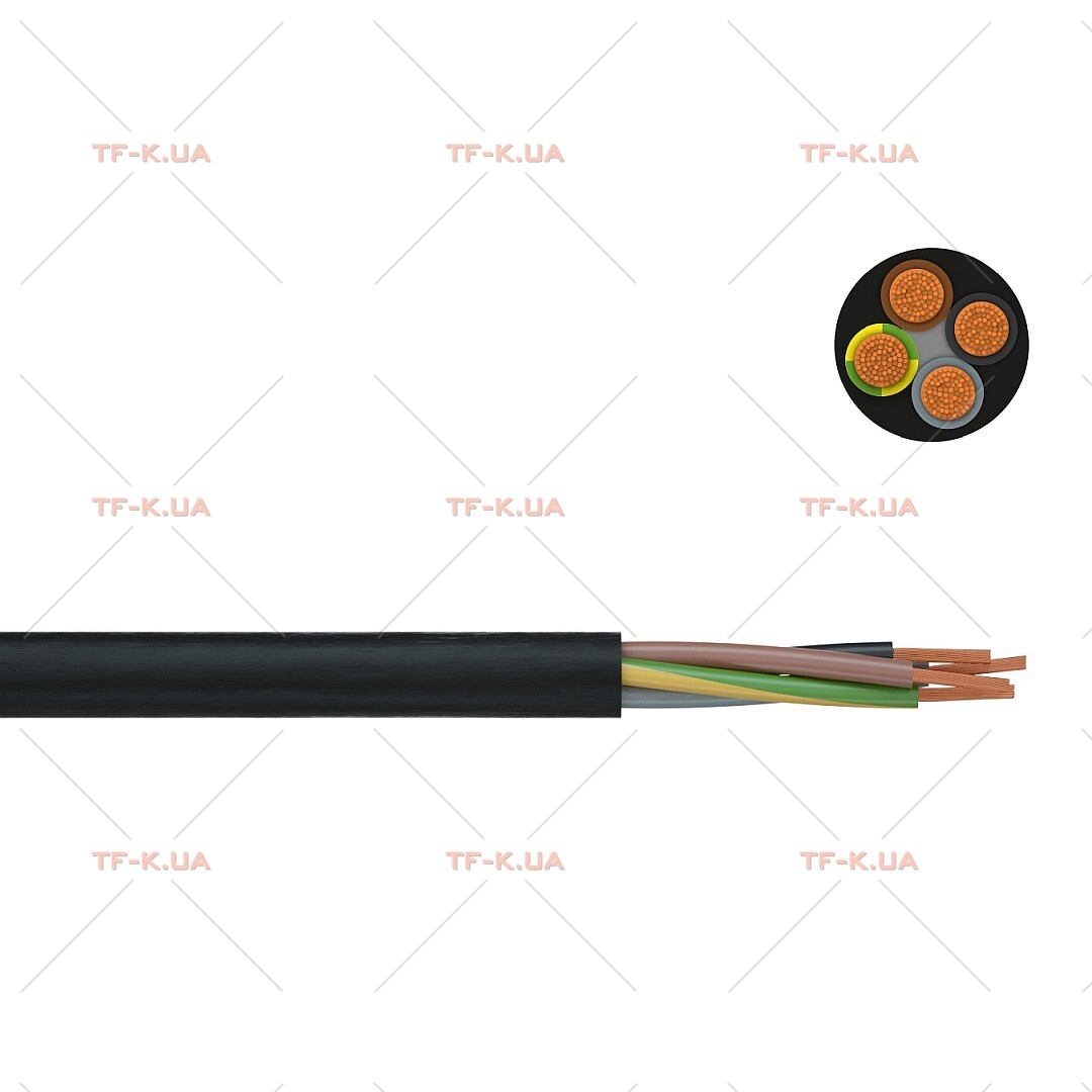 Кабель H05VV-F 3G2.5 WH