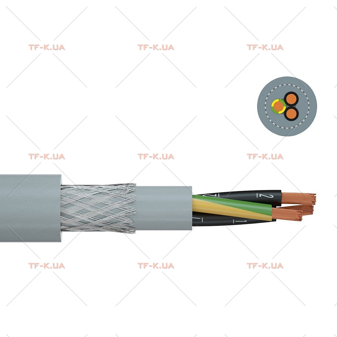 Кабель H05VVC4V5-K 61G0.5 GY