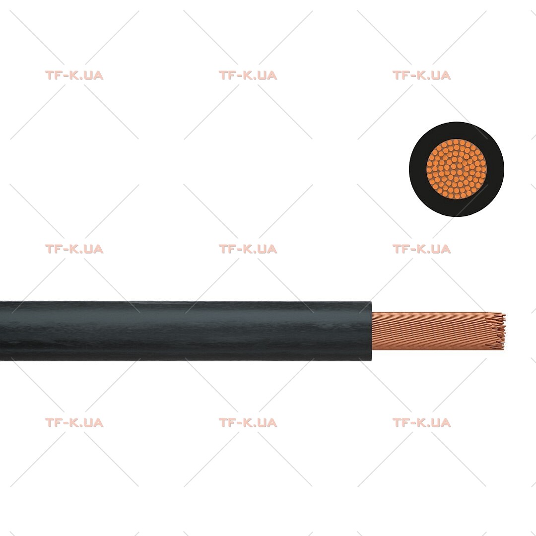 Кабель H07G-K 1X1.5 BK