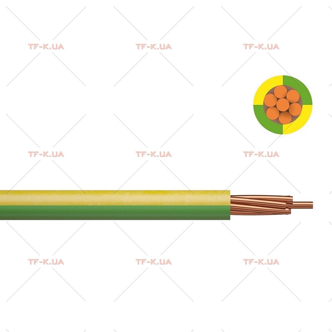 Кабель H07Z-R 1X240 GN-YE