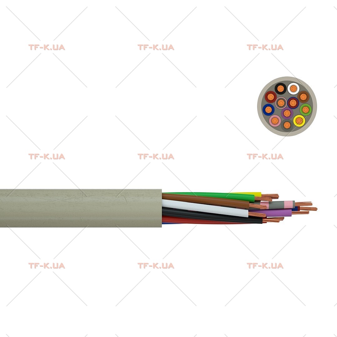 Кабель LiYY 12X0.25 GY