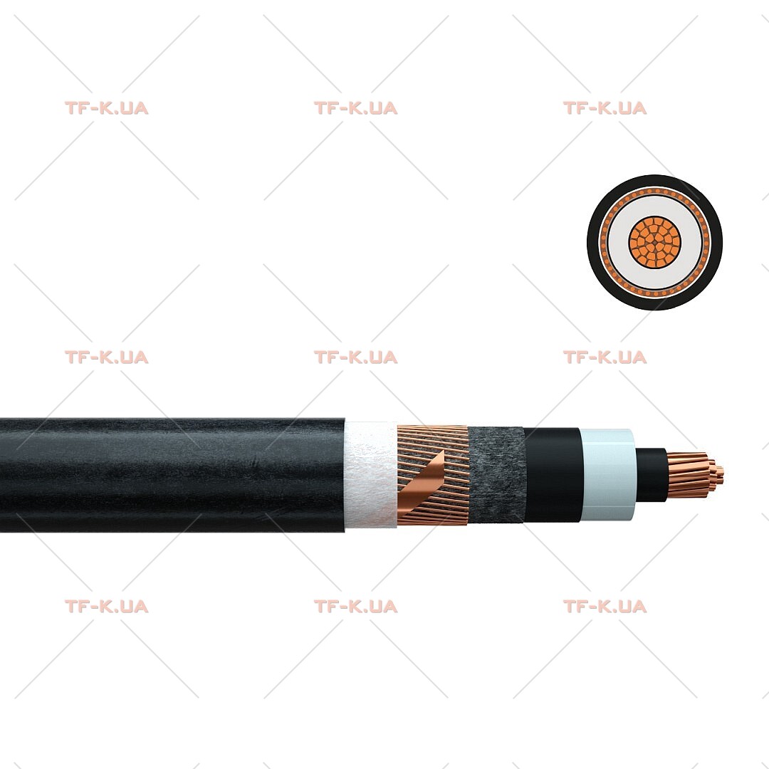 Кабель N2XS(F)2Y 1X50/16 18/30 kV BK