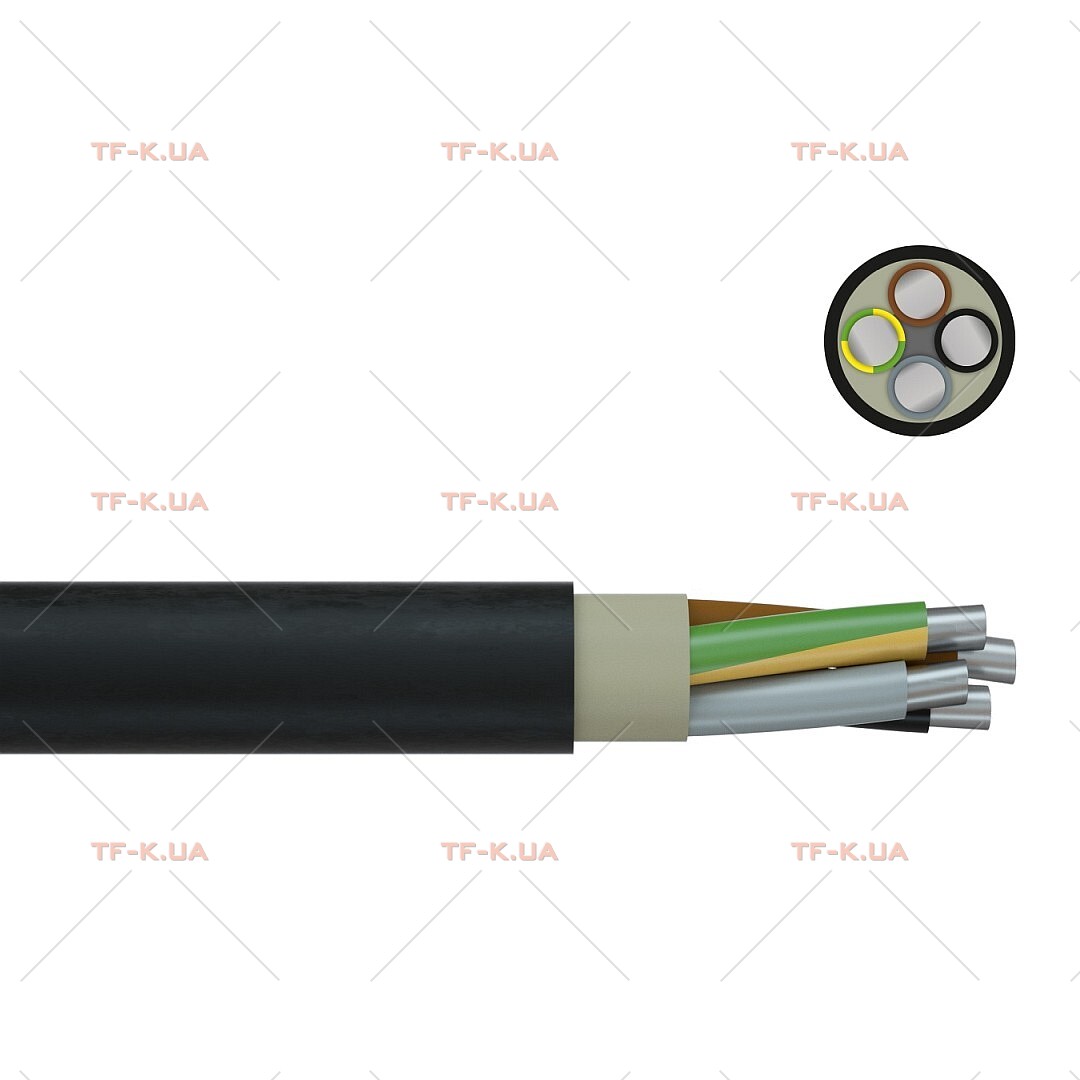 Кабель NA2XY-J 4X240 SE 0.6/1 kV BK