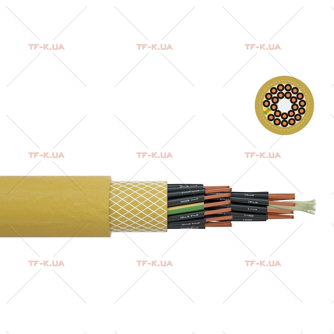 Кабель (N)SHTÖU (SMK)-V 20x2.5 + 3xCAN-BUS + 2x(2x2.5)C 0.6/1 kV YE