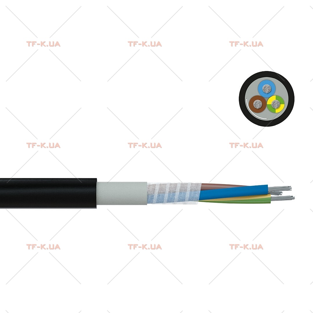 Кабель Faber THERM 145-MC 3G2.5 BK