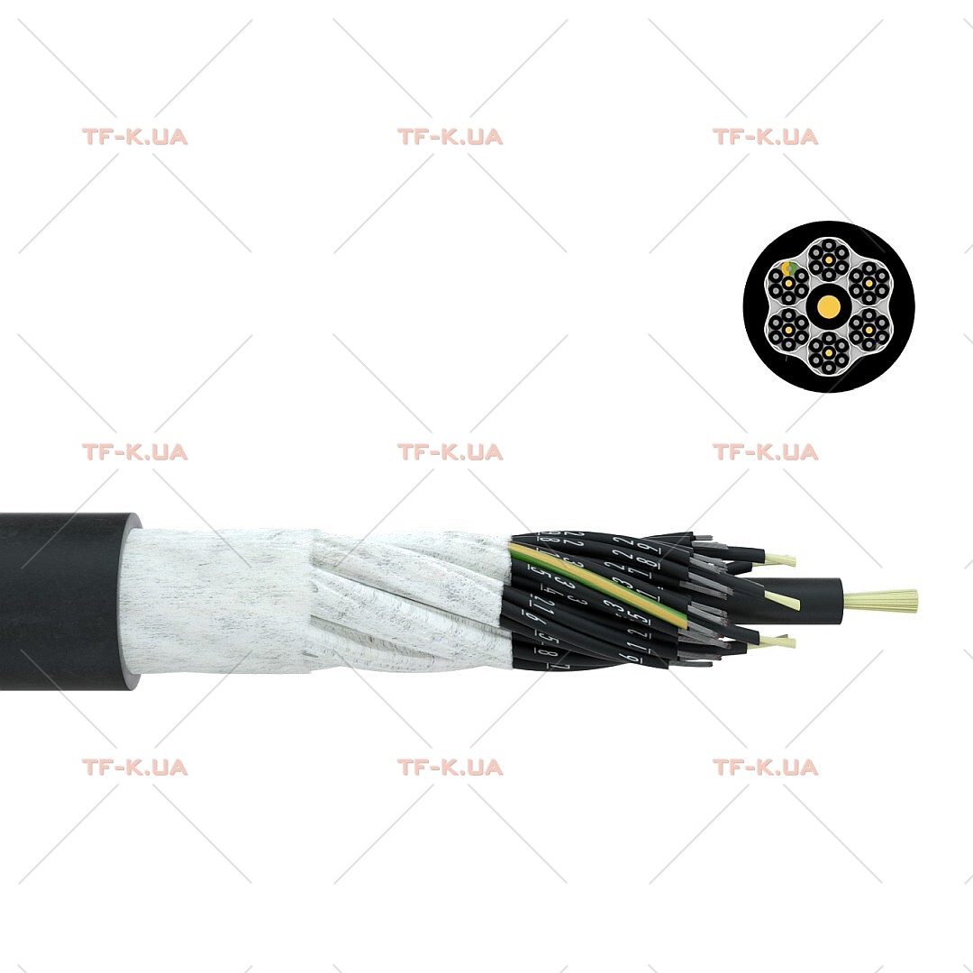 Кабель TRATOSCOILFLEX 36X2.5/14 AWG BK