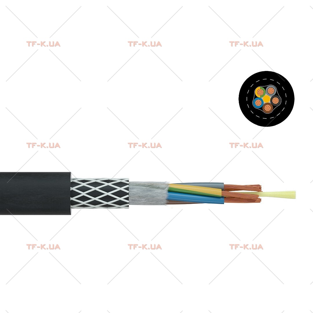 Кабель Trommelflex PUR-HF 5G2.5 0.6/1 kV BK