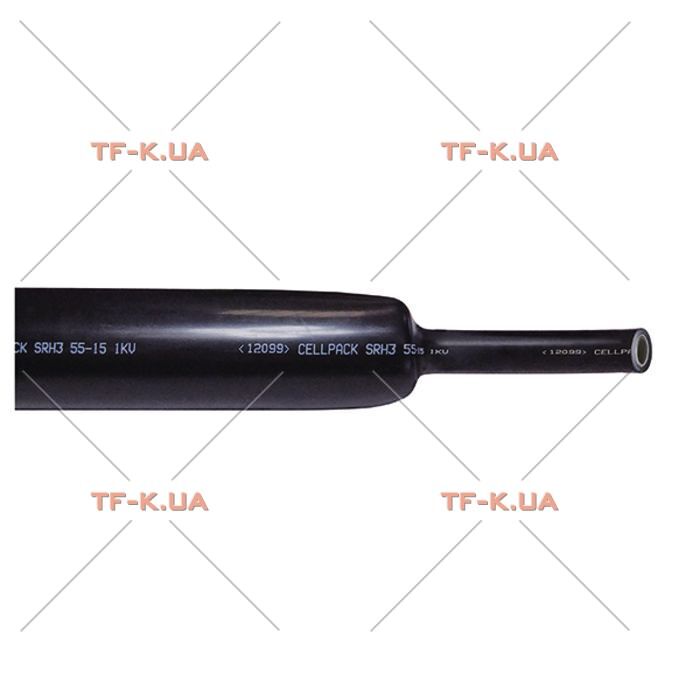 SRH3/12-3/1000mm Т/у трубка (товстостінна з клеєм безгалогенова усадка 3:1)