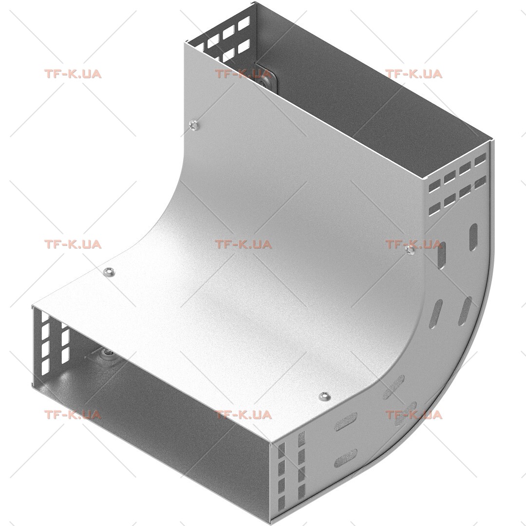 LUNP400H60 Кут 90° вертикальний, лотка