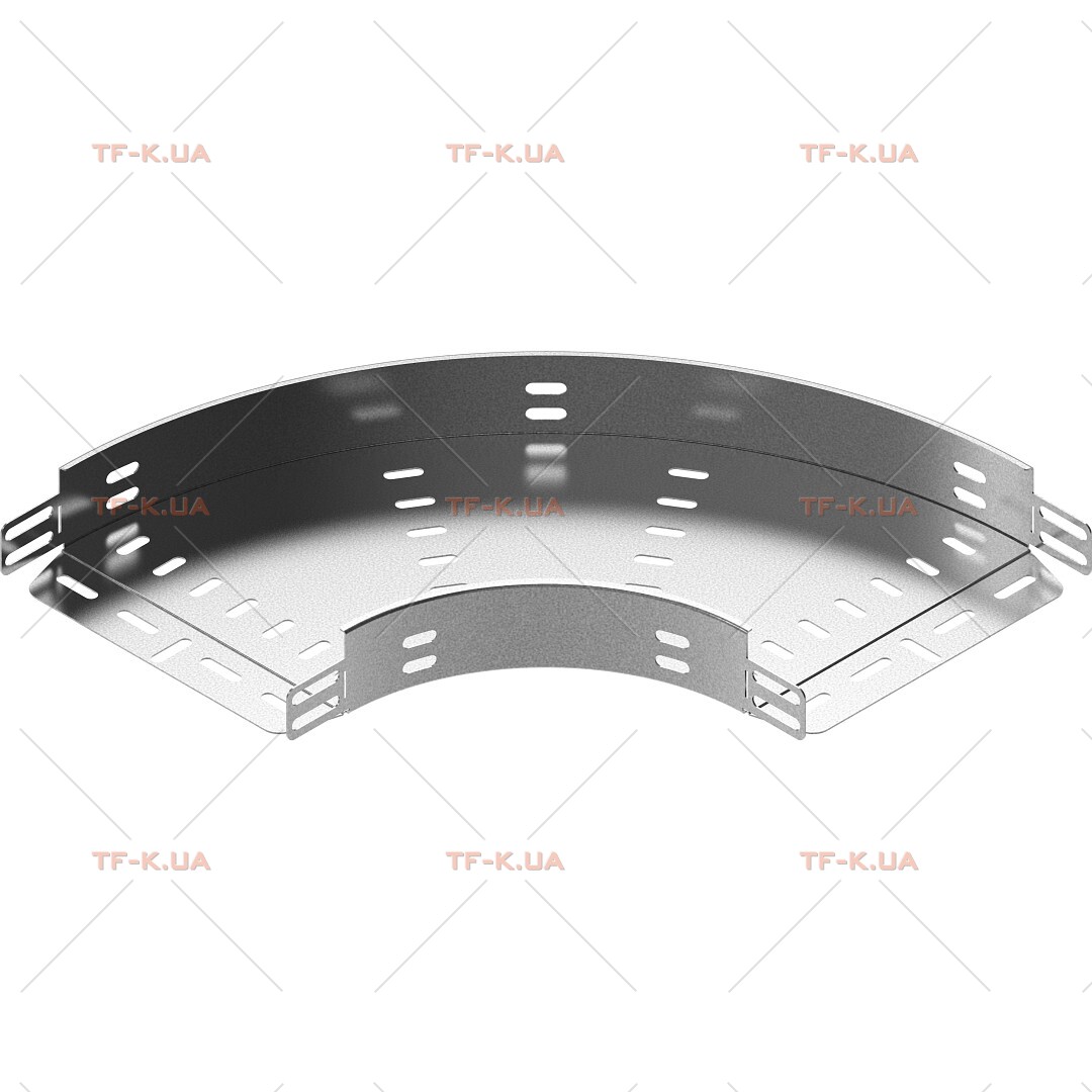 Кут 90° горизонтальний лотка KKPJ100H50