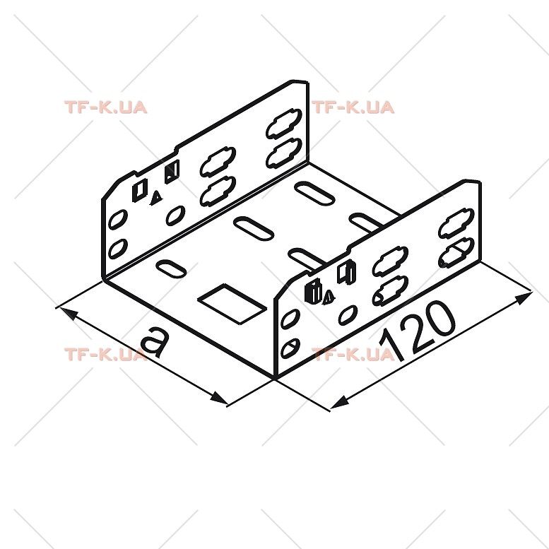 LUPFJ200H60 З'єднувач прямий лотка Click - Зображення 2