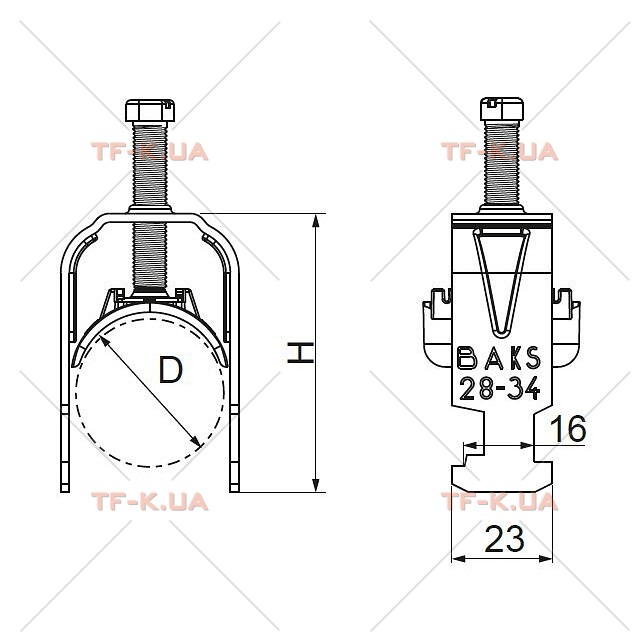 UKP1/8-12 Тримач кабеля - Зображення 2