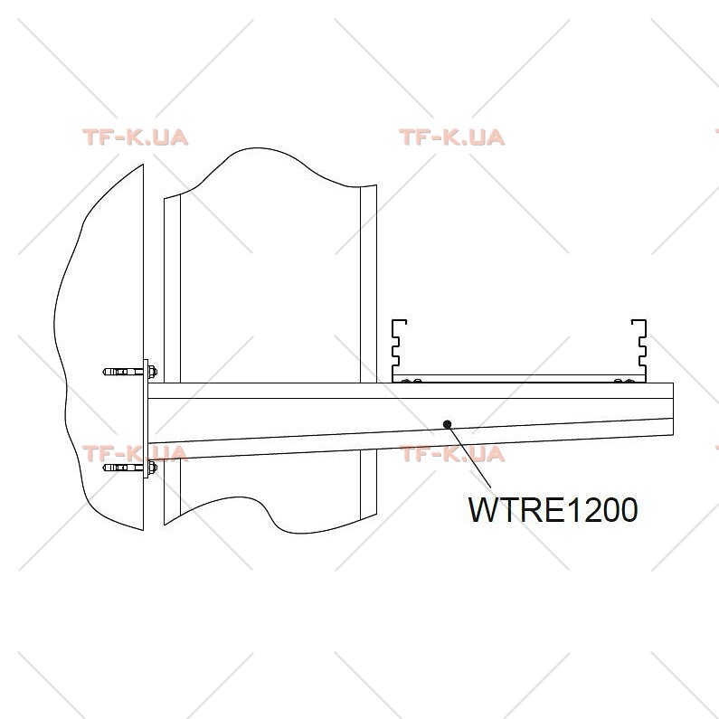 WTRE1100 Кронштейн важкий - Зображення 4