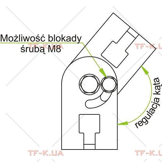 WPPGV/WPPOV Підвіс шпильки, стельовий, шарнірний - Зображення 4
