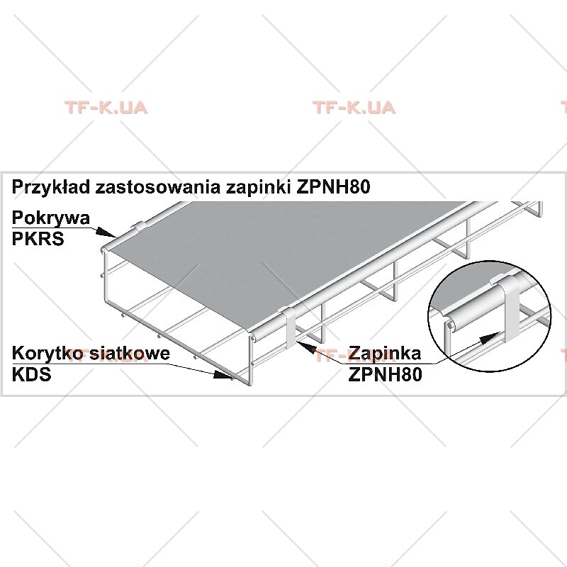 PKJS500/3 Кришка лотка дротяного - Зображення 4