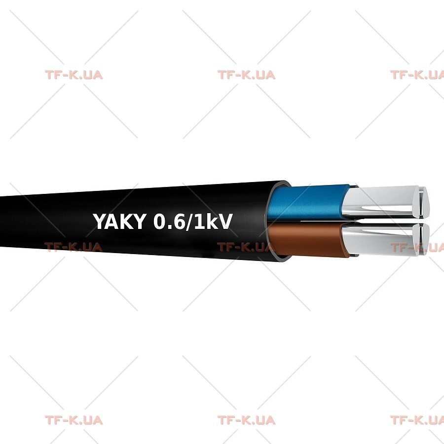 Кабель YAKY 5x25 RE 0.6/1 kV BK