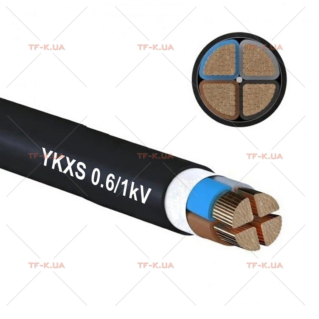 Кабель YKXS 1x50 RM 0.6/1 kV BK